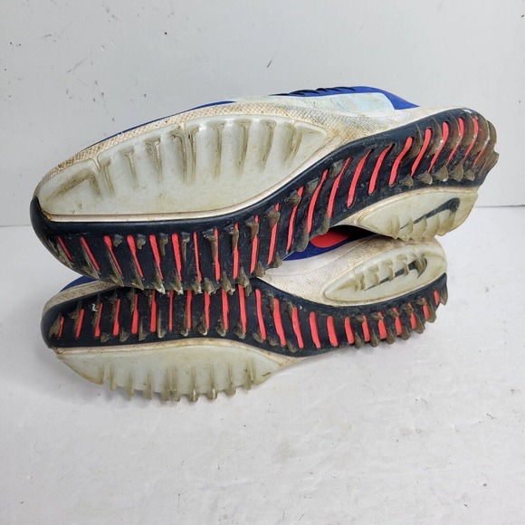 Nike Golf Lunar Control Vapor Blue Solar Red Shoes 849971-401 Sz 10 US Men's - Picture 9 of 16